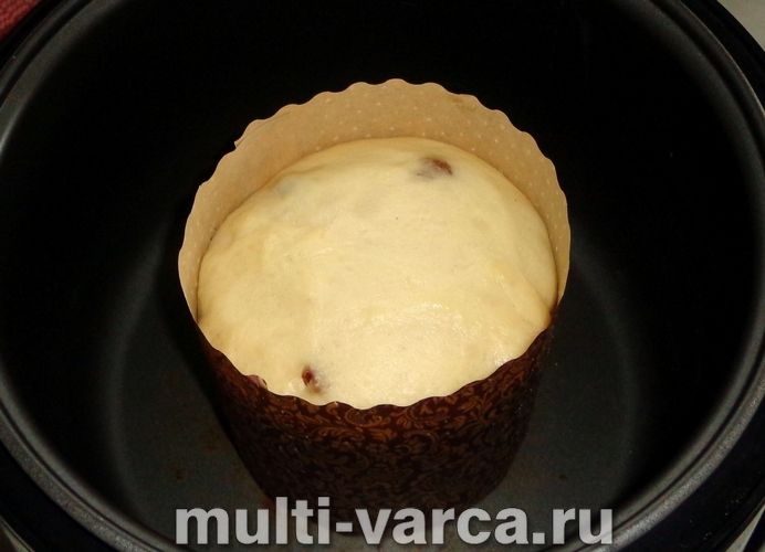 Паска на вершках у мультиварці