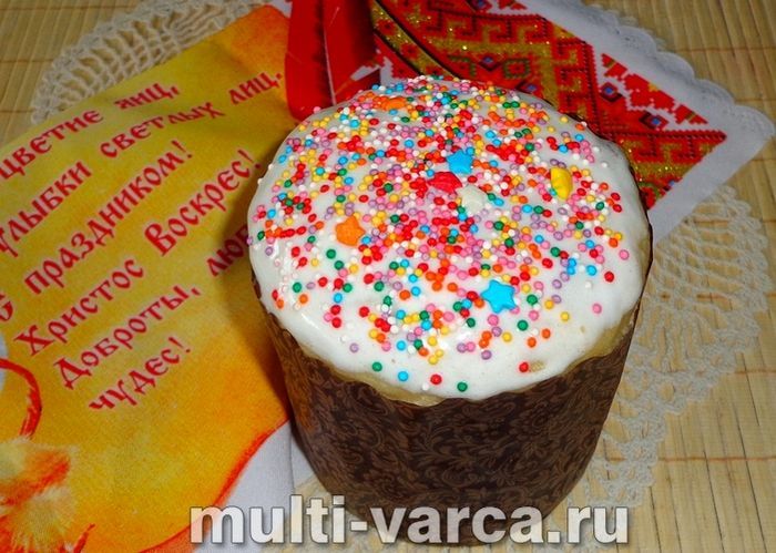 Паска на вершках у мультиварці