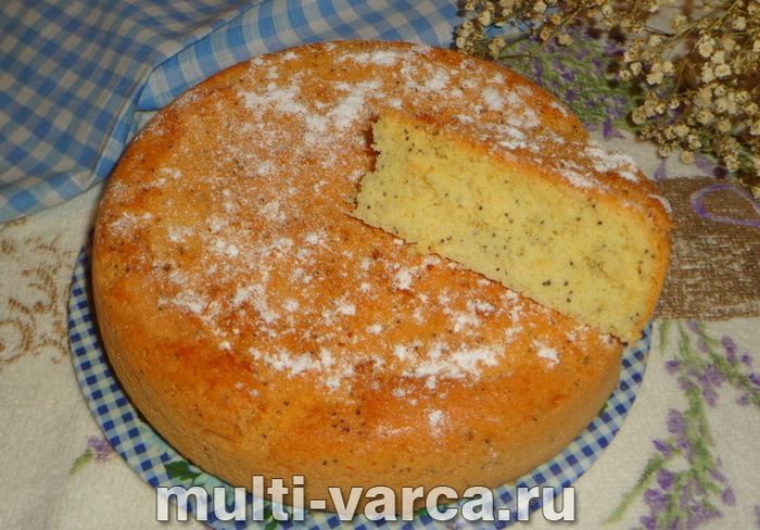 Пиріг із маком у мультиварці