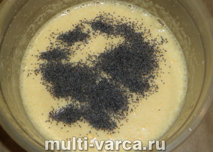 Пиріг із маком у мультиварці