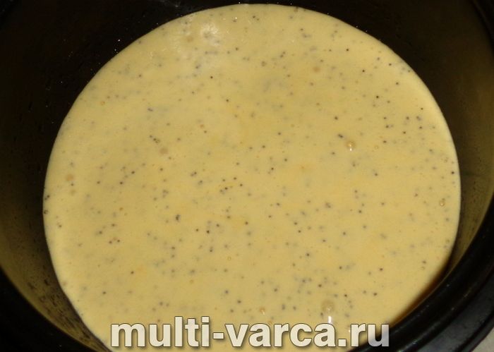 Пиріг із маком у мультиварці