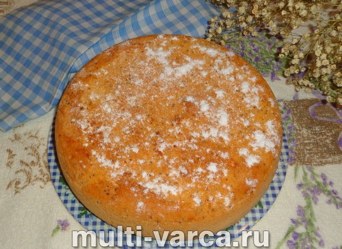 Пиріг із маком у мультиварці
