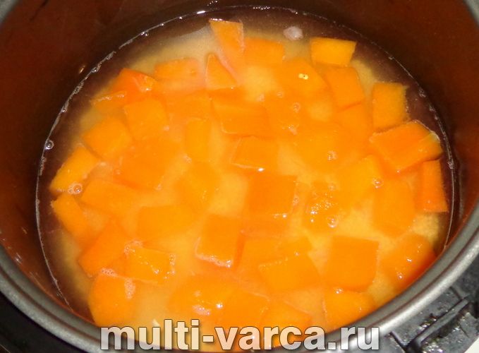 Пісна пшоняна каша з гарбузом у мультиварці
