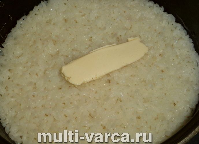 Рис із часником у мультиварці