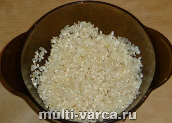 Рисова каша на воді