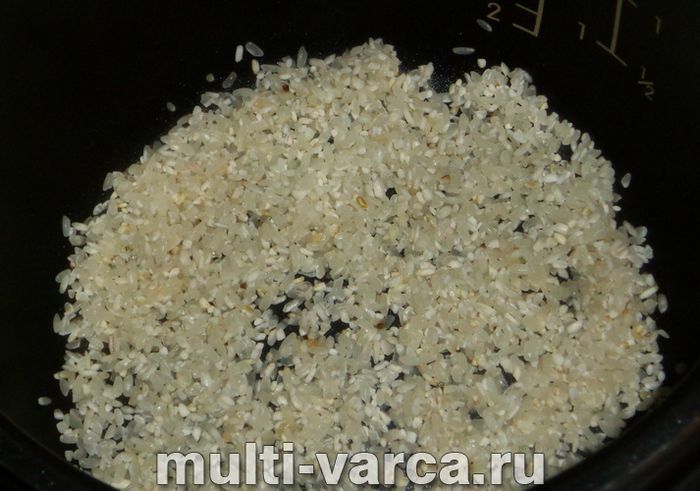 Рисова каша на воді