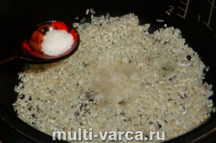 Рисова каша на воді