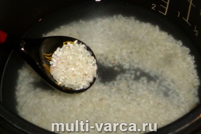 Рисова каша на воді