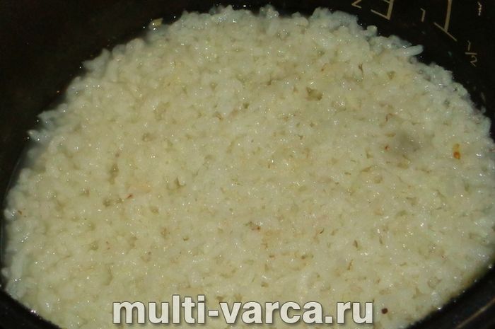 Рисова каша на воді