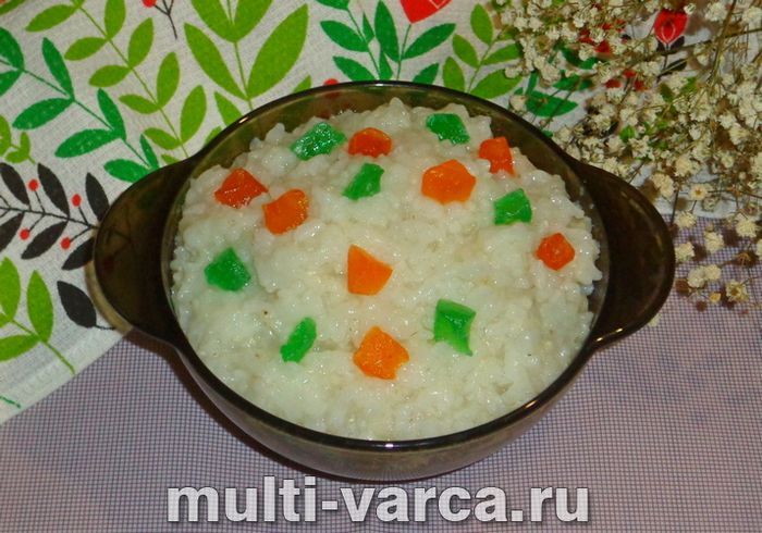 Рисова каша на воді