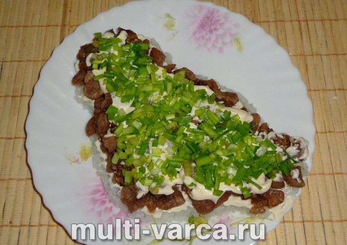 Салат із рисом і м