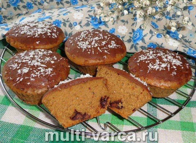 Шоколадні мафіни в мультиварці