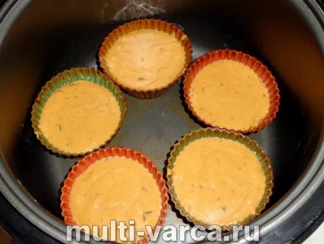 Шоколадні мафіни в мультиварці