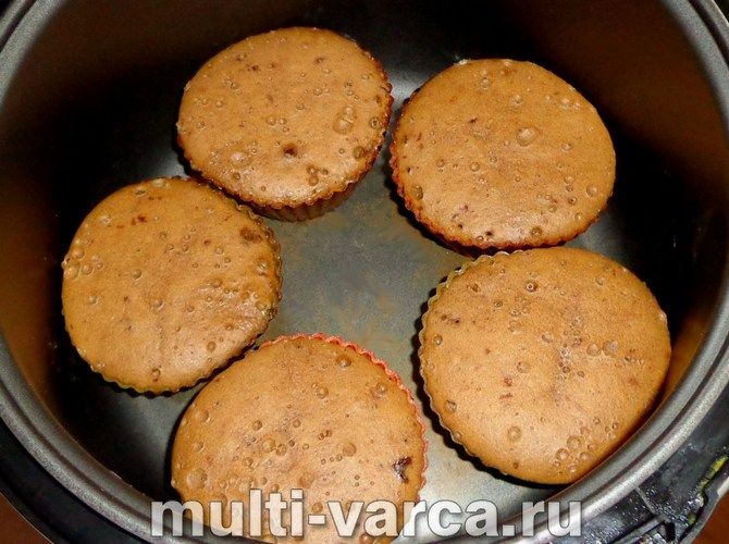Шоколадні мафіни в мультиварці