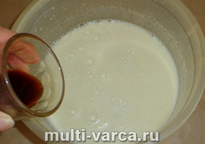 Шоколадно-кавовий кекс у мультиварці