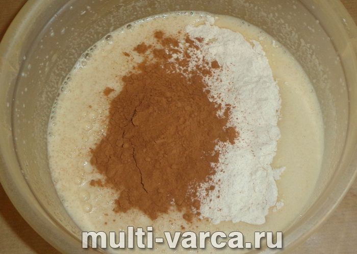 Шоколадно-кавовий кекс у мультиварці