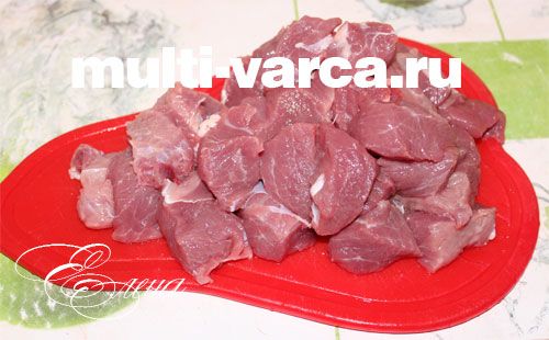 Сочевиця з м'ясом у мультиварці