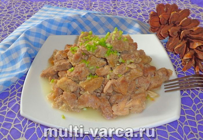 Свинина в кефірі в мультиварці