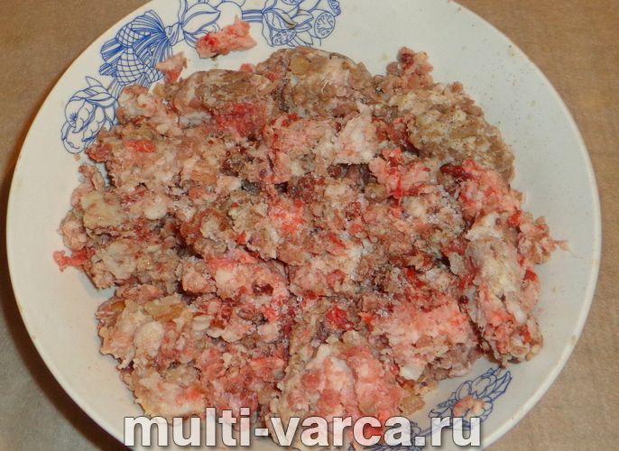 Тефтелі з рисом на пару в мультиварці