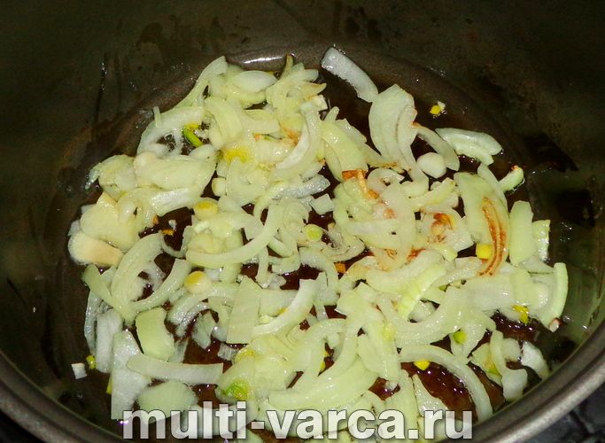 Тушонка з овочами в мультиварці