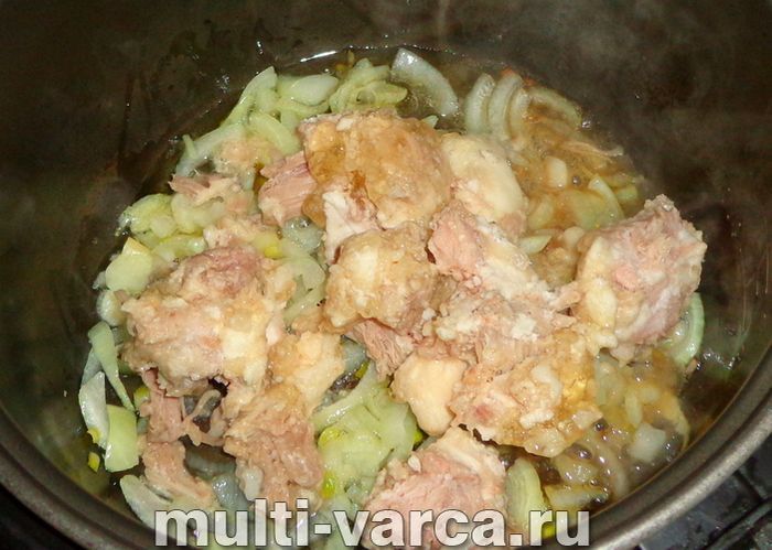 Тушонка з овочами в мультиварці