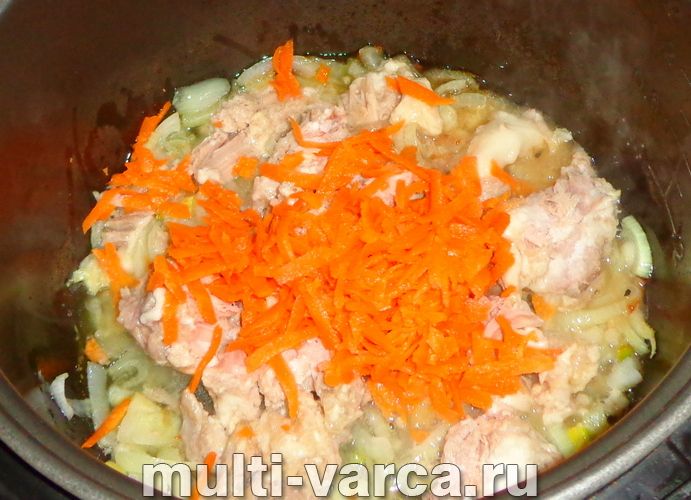 Тушонка з овочами в мультиварці