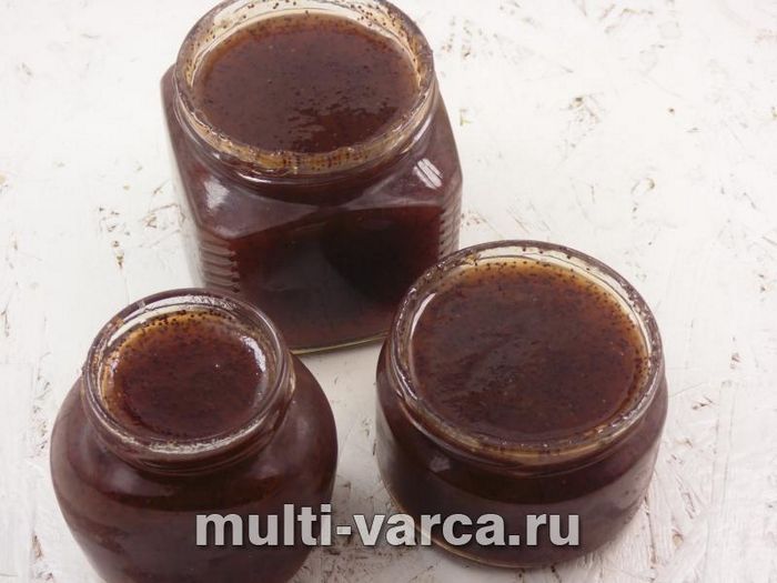 Варення з аґрусу з маком і корицею