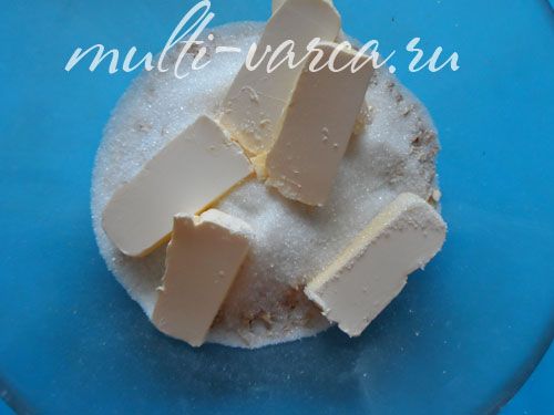 Вівсяний пиріг з малиною і молочним шоколадом
