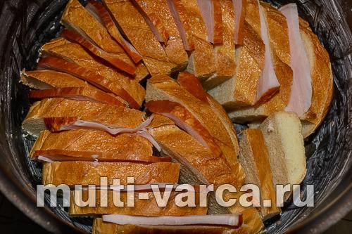 Закусочний пиріг із хліба
