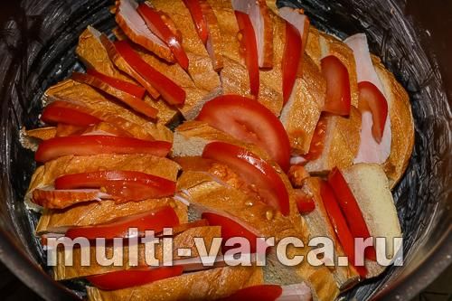 Закусочний пиріг із хліба