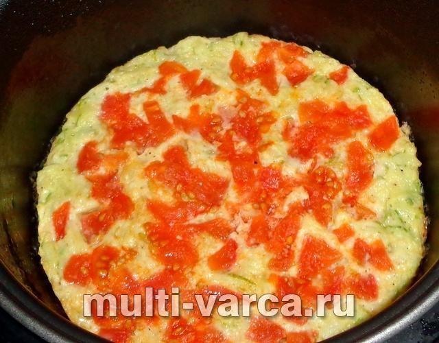 Запіканка з кабачків із помідорами