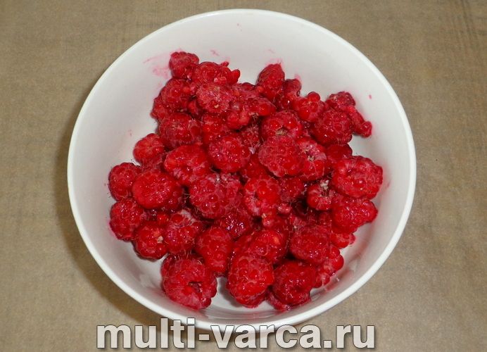 Желе з аґрусу з малиною на зиму