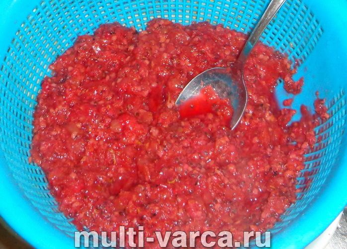 Желе з аґрусу з малиною на зиму