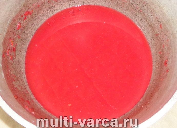 Желе з аґрусу з малиною на зиму