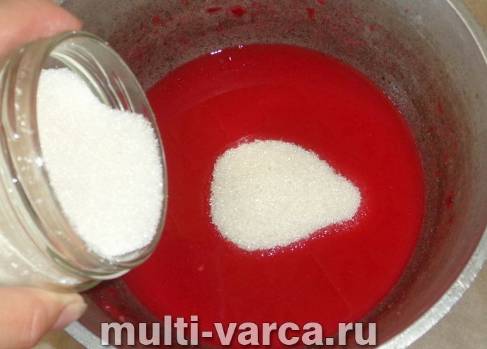 Желе з аґрусу з малиною на зиму