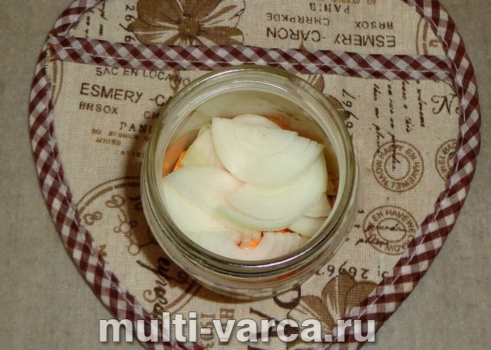 Асорті з овочів із зеленим горошком на зиму