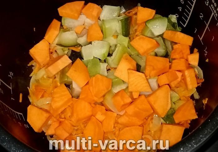 Батат з овочами