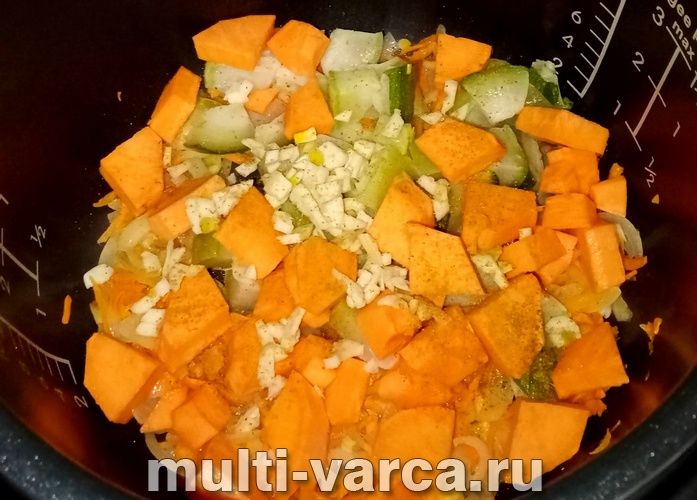 Батат з овочами