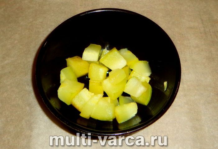 Броколі з кабачками в мультиварці