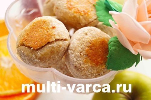 Дієтичне кокосове печиво з бананом у мультиварці