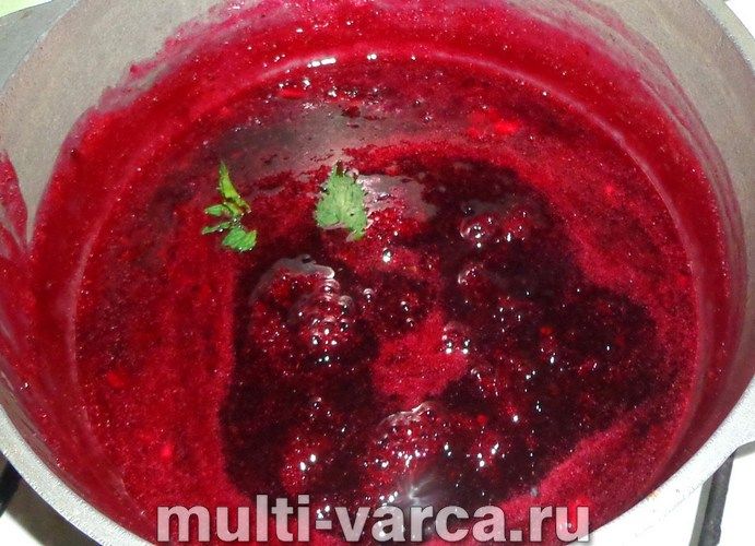 Джем із йошти з м'ятою на зиму