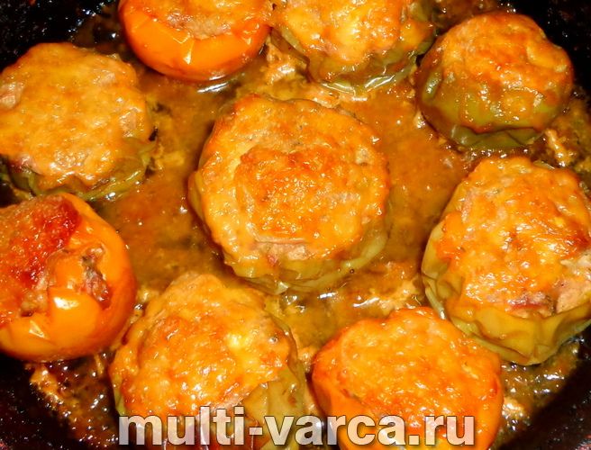 Фарширований перець у духовці