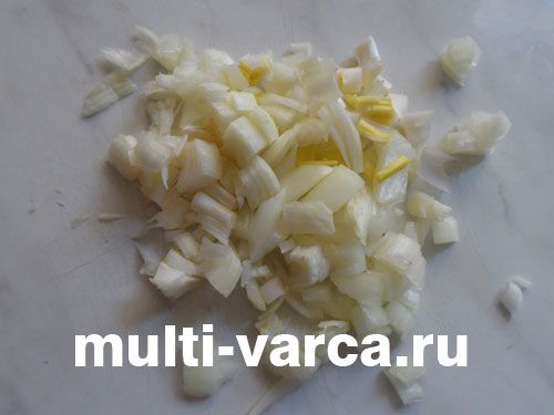 Гарбузовий суп із часником у мультиварці