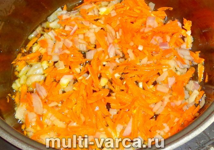 Гречана каша з овочами в мультиварці