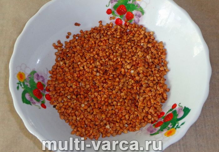 Гречана каша з овочами в мультиварці