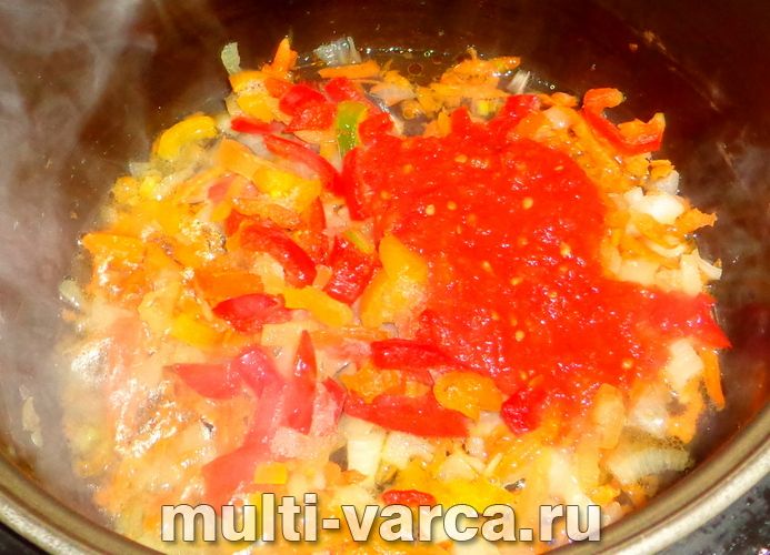 Гречка по-купецькому в мультиварці з індичкою