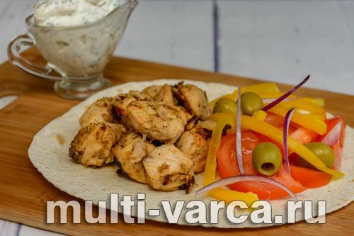 Грецькі сувлаки з курки