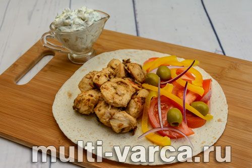 Грецькі сувлаки з курки