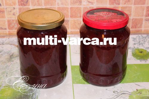 Яблучно-сливовий джем у мультиварці