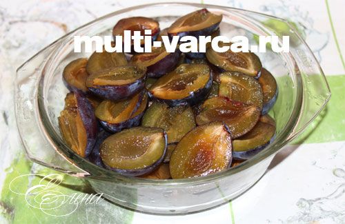 Яблучно-сливовий джем у мультиварці